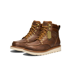 Men's Cincinnati 6" Boot (Soft Toe) x Noon Goons Leather Brown/Off White | Kenn On Sale