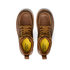 Men's Cincinnati 6" Boot (Soft Toe) x Noon Goons Leather Brown/Off White | Kenn On Sale