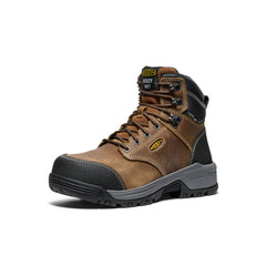 Women's Evanston 6" Waterproof Boot INT MET (Carbon Toe) Bison/Black / Keen For sale