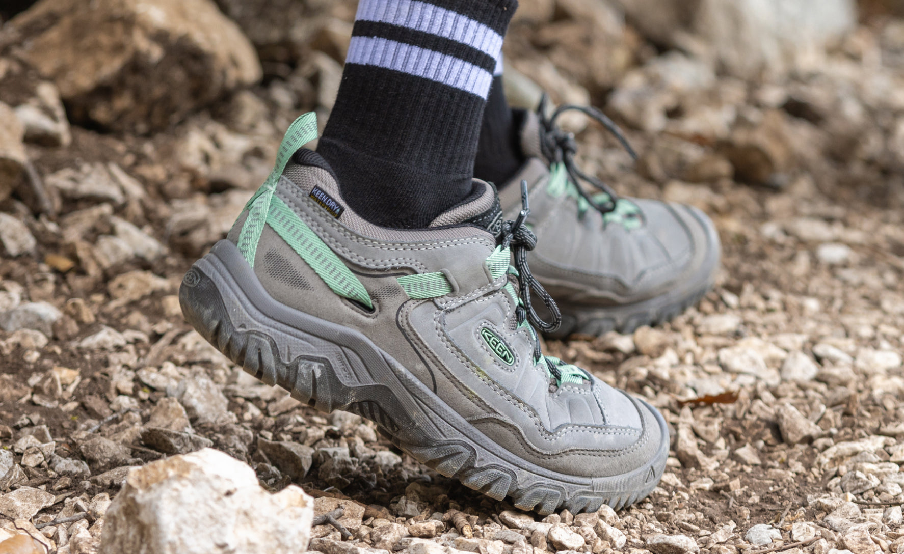 Women's Targhee IV Waterproof Hiking Shoe Abbey Stone/Lily Pad | Keen Discount