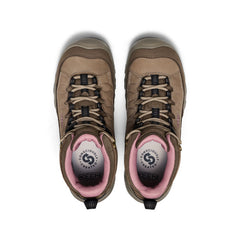Women's Targhee IV Wide Waterproof Hiking Boot Brindle/Nostalgia Rose / Keen Sale