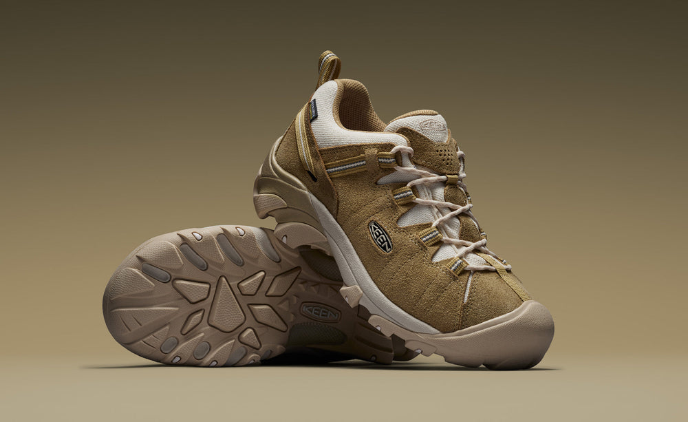 Men's Targhee II Waterproof Cascade Brown/Golden Yellow / Keen For sale