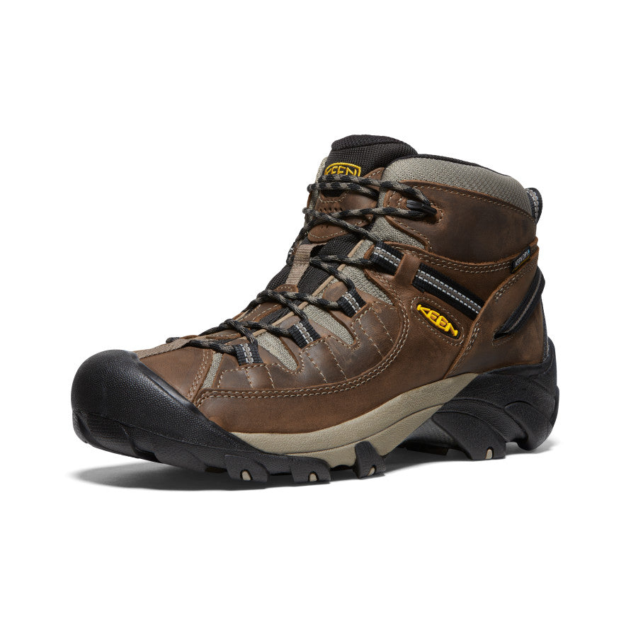 Men's Targhee II Mid Waterproof Hiking Boots Shitake/Brindle | Kenn On Sale