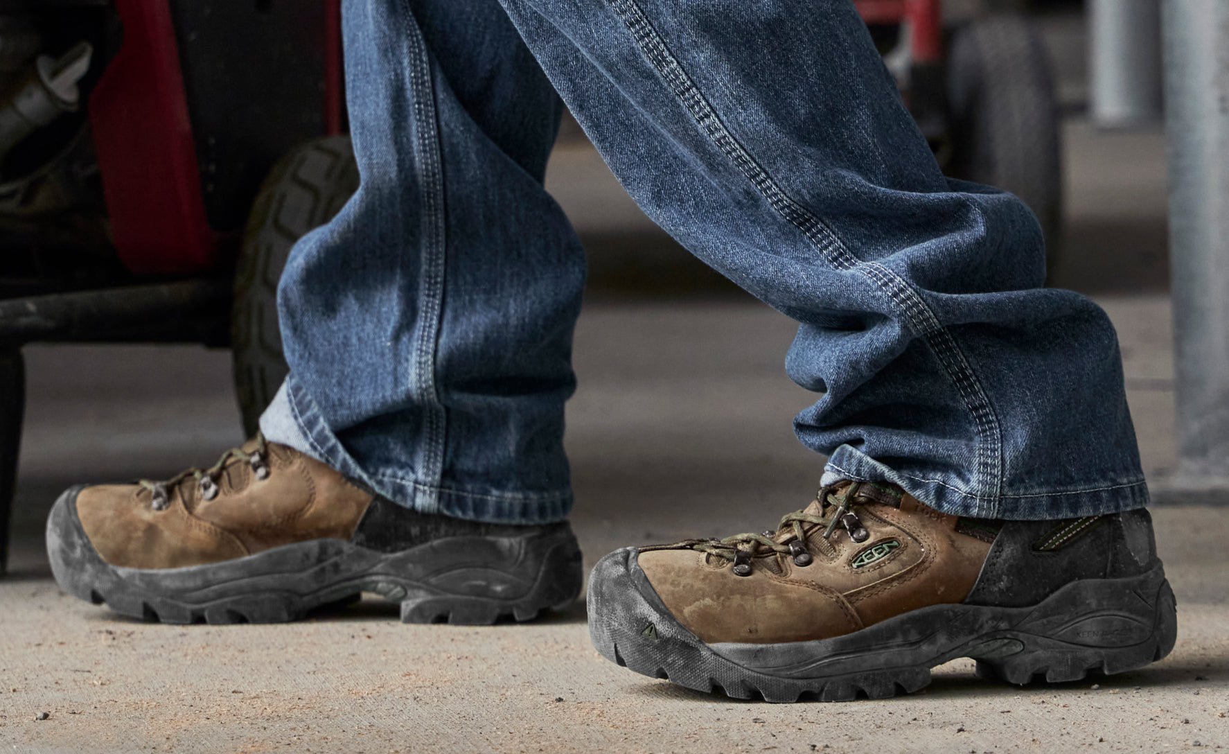 Men's Pittsburgh Energy 6" Waterproof Boot (Carbon Toe) Cascade Brown/Greener Pastures / Keen Online