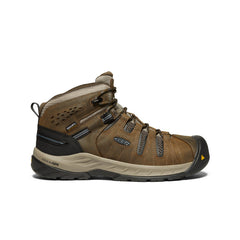 Men's Flint II Waterproof Boot (Steel Toe) Cascade Brown/Orion Blue / Keen Sale