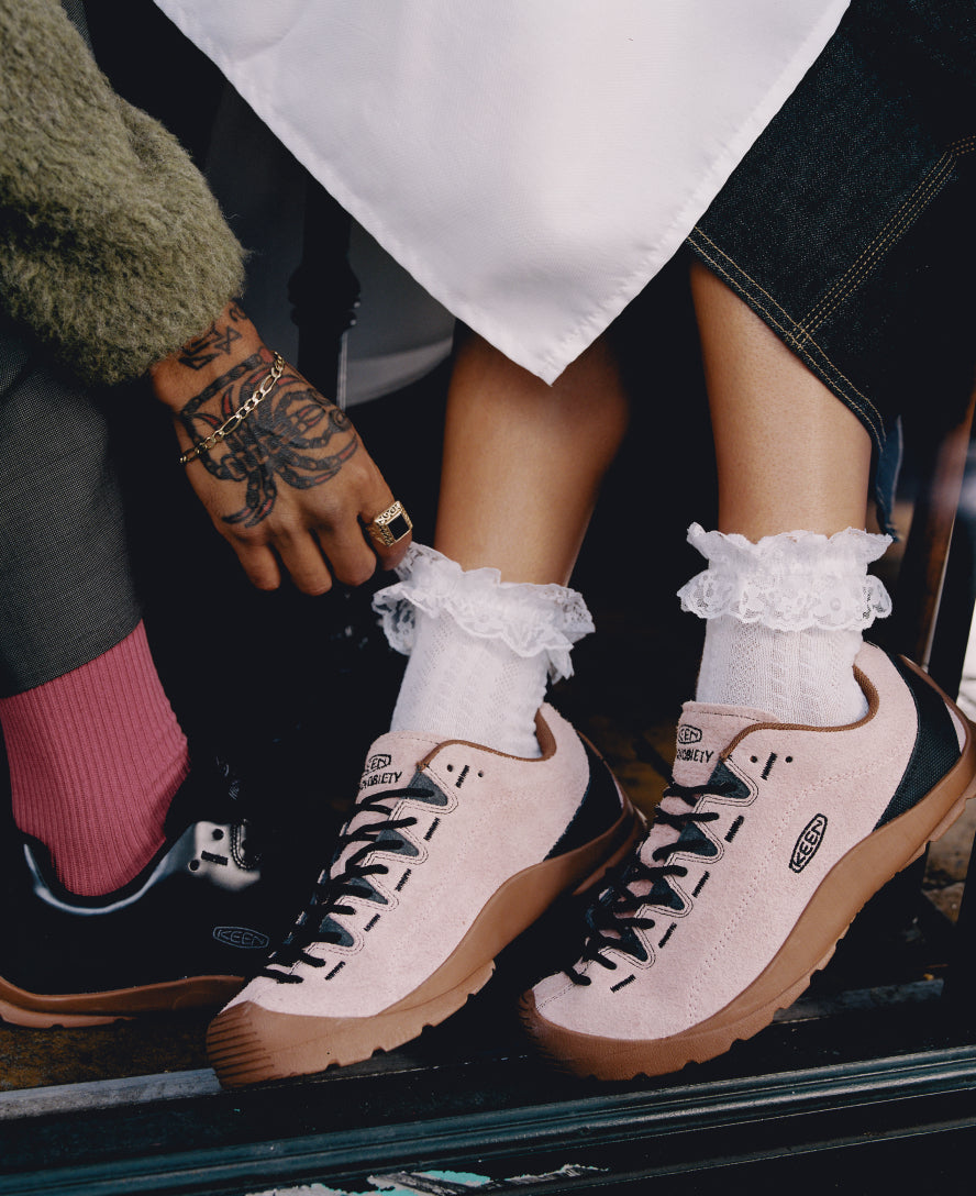 Men's Jasper Sneaker x Highsnobiety Black/Gum / Keen For sale