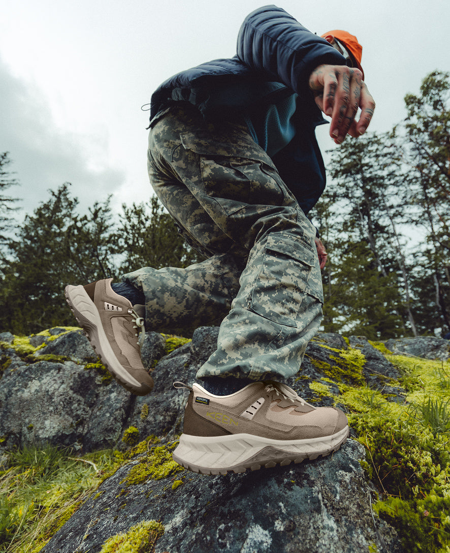 Men's Hightrail Vented Hiking Shoe Dark Earth/Oak Buff / Keen Online